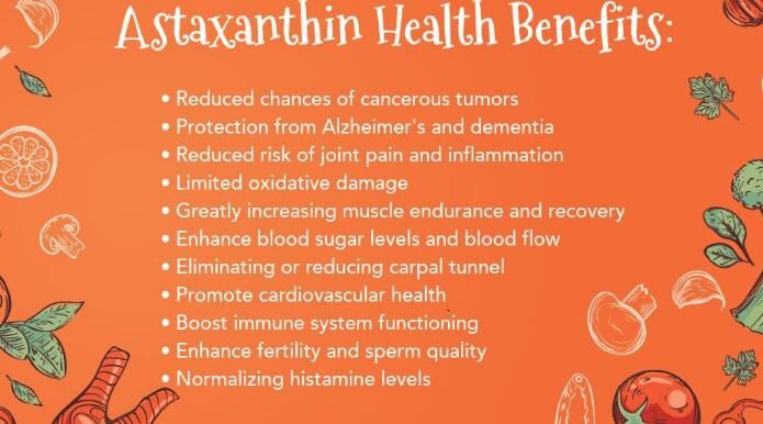 Astaxanthin health benefits